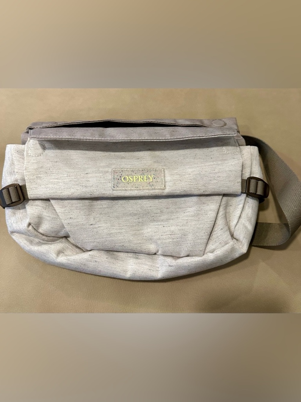 Osprey Light Gray Crossbody / Sling Bag